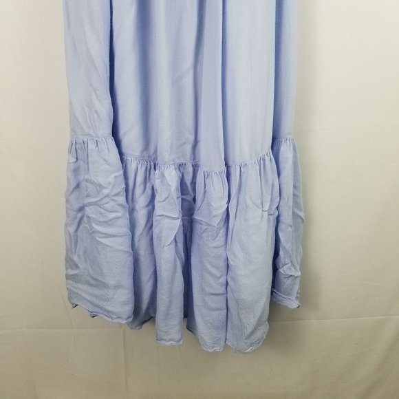 Morgan Carper Cornflower Ruffled Hem Midi Dress - Picture 7 of 11